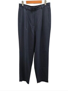 Lauren Ralph Lauren Classic Navy Blue Wool Trousers